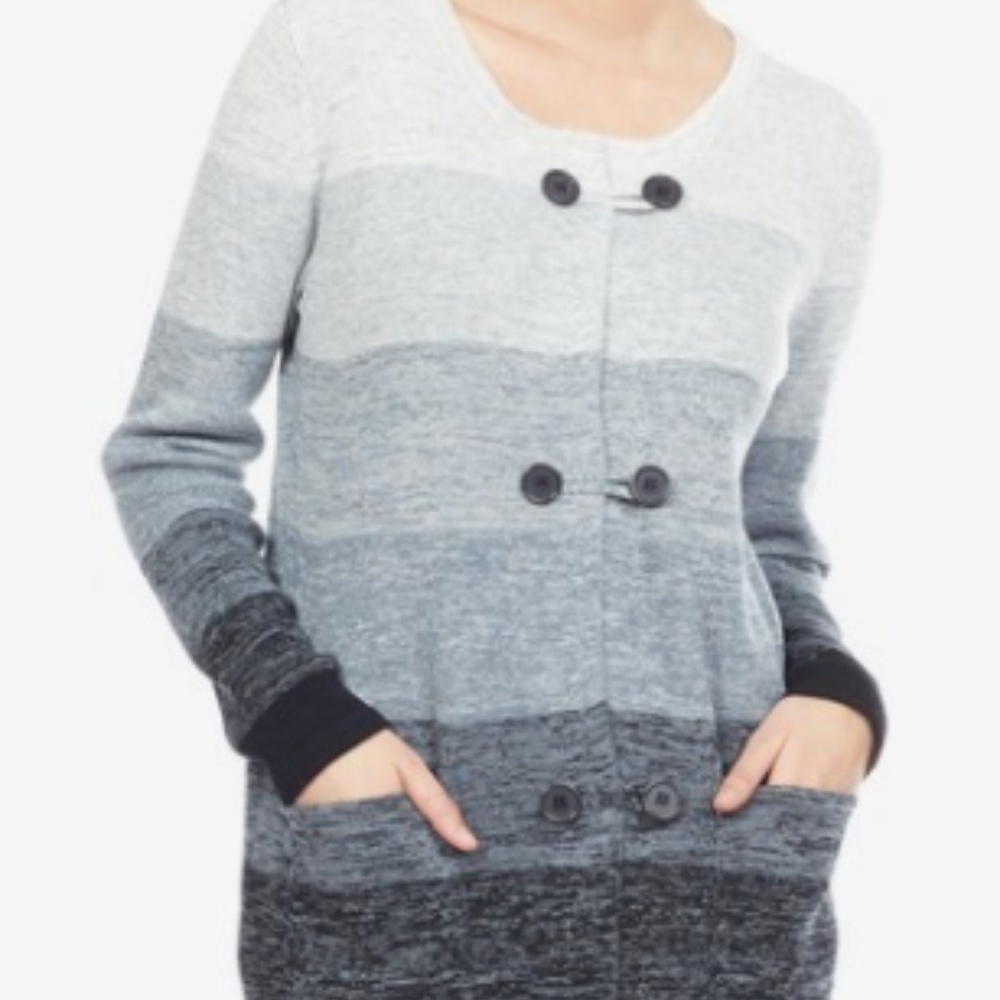 Ombre Stripe Cardigan